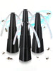 10.23in/26cm Tabletop Insect Repellent Fan With Holographic Blades, Suitable For Picnics, Gatherings, Restaurants, Kitchens And Barbecues